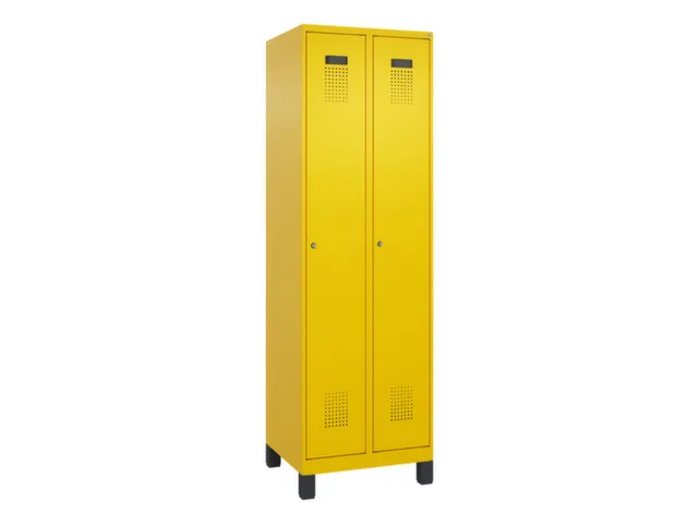 locker voor scheiding van kleding,HxBxD 1950x600x500mm,2vak
