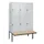 Dubbeldekse dekenkist,HxBxD 1950x1200x815mm,3x2vak.,vak B 400mm