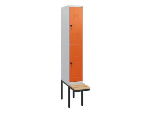 Dubbeldekse dekenkist,HxBxD 1950x300x815mm,1x2vak.,vak B 300mm