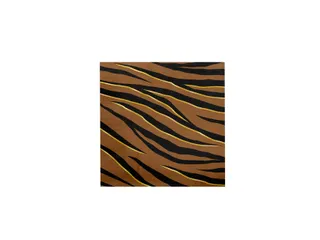 Feest servetten Papier Tiger Safari 16x16cm 8 stuks - 3