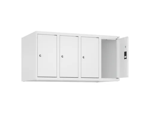 opzetkast,v. locker,4vak.,vak B 250mm,HxBxD 500x1000x500mm,vleugeldeur