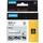 Lettertape Dymo 1805430 Rhino Vinyl 24mmx5.5m zwart op wit