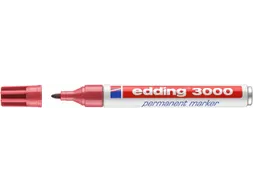 Viltstift edding 3000 rond 1.5-3mm karmijnrood
