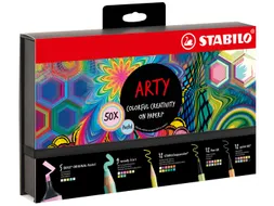 Creative set Stabilo 77/6 Arty colorful creative pastel mix 50 stuks