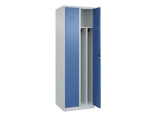 locker voor scheiding van kleding,HxBxD 1850x600x500mm,2vak