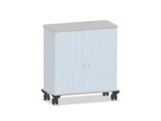 jaloeziedeurkast,HxBxD 878x800x400mm,decor romp lichtgrijs - 2