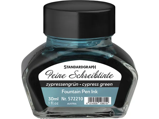 Encre calligraphique Standardgraph 30ml vert cyprès