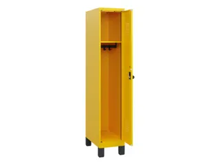 schoollocker,HxBxD 1630x300x500mm,1vak,vak B 300mm,draaigrendel,voeten - 1