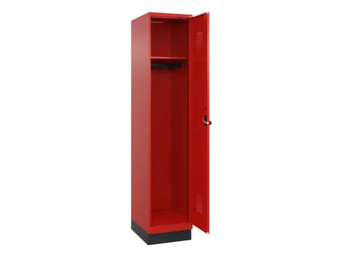 locker,HxBxD 1950x400x500mm,1vak,vak B 400mm,draaigrendel,sokkel