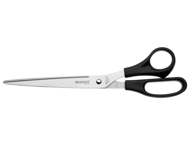 Kantoorschaar Westcott 260mm met kunststof grip rvs