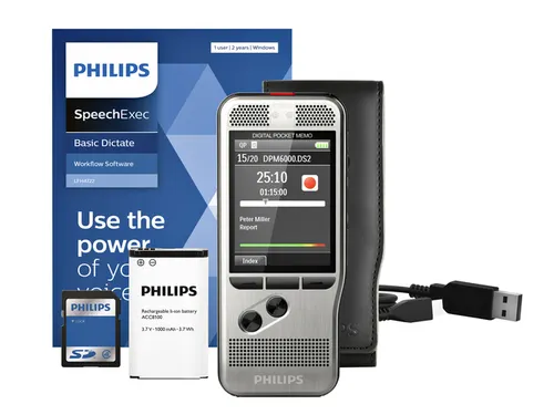 Dicteerapparaat Philips Pocket Memo DPM6000
