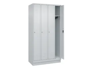 locker,HxBxD 1950x1000x500mm,4vak,vak B 250mm,cil.-slot,sokkel - 2