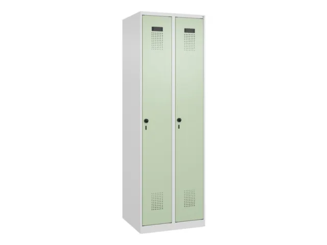 locker voor scheiding van kleding,HxBxD 1850x600x500mm,2vak