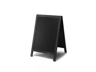 Krijtstoepbord Zwart 55x85cm - 1