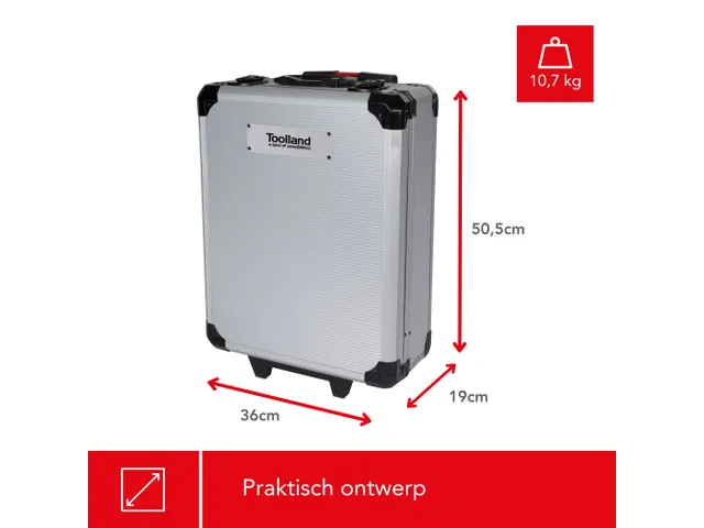 260-Delige Aluminium Gereedschapskoffer