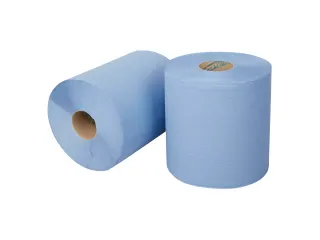 Midi poetspapier 110530 Euro REC blauw 1-Laags 6 Rol - 2