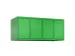 opzetkast,v. locker,4vak.,vak B 300mm,HxBxD 500x1200x500mm