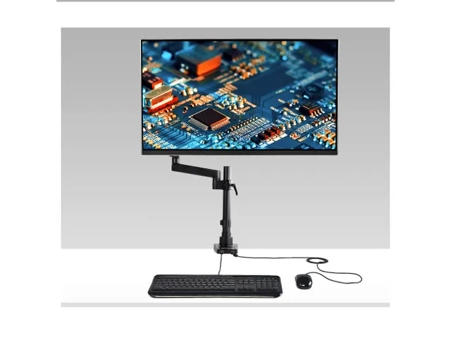 Bras pour moniteur avec 2 ports USB 3.0 Full Motion