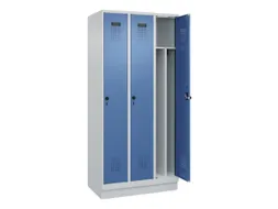 locker voor scheiding van kleding,HxBxD 1950x900x500mm,3vak