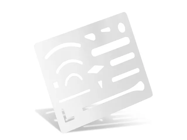 Gumsjabloon Aristo ES30 9x6 cm