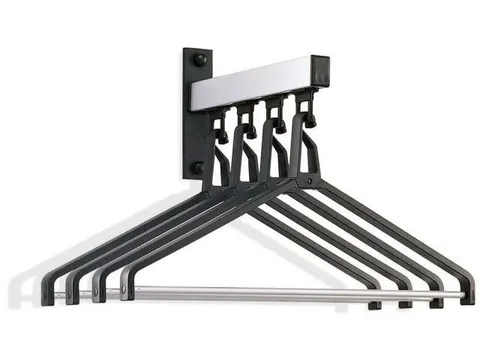 Kledinghangerrail 300x 450x 280mm Met 4 Afneembare Kledinghangers