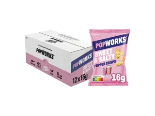 Chips Popworks Sweet Salty 16gr - 1