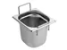 Caterchef Gastronorm bak RVS met greep 1/6 GN 150mm
