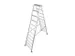 Verrijdbare Boktrap Aluminium L 3 04M 2X12Treden