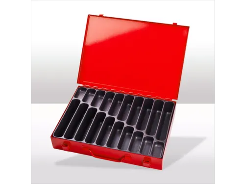 assortimentskoffer,HxBxD 50x335x240mm,20vakken