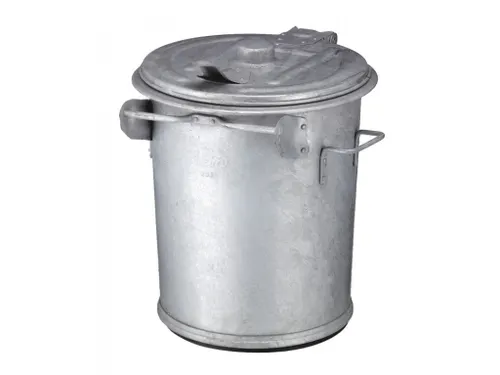 Staalverzinkte Afvalbak 70 Liter