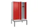 locker voor scheiding van kleding,HxBxD 2120x1200x815mm,4vak