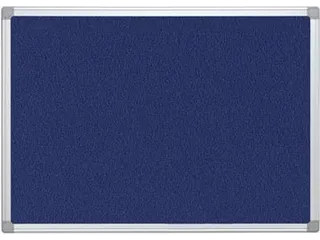 Textielbord Met Aluminium Frame 60x45cm Blauw Vilt - 2