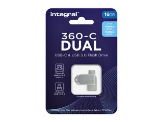 USB stick 3.0 Integral USB-360-C Dual USB-A 16GB - 3