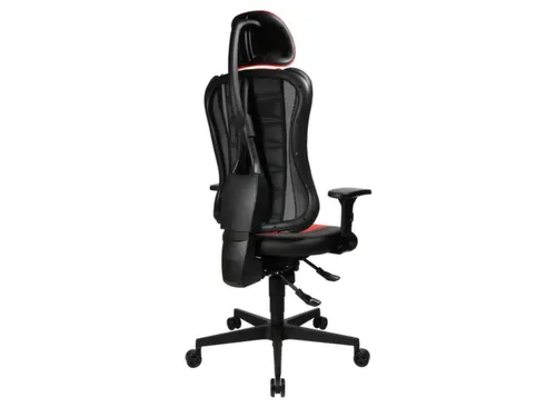 Topstar Bureaustoel Sitness Racer RS Hoofdsteun Zwart Rood