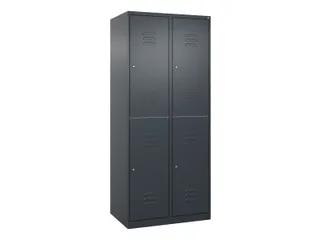dubbeldekse locker,HxBxD 1850x800x500mm,2x2vak.,vak B 400mm - 1