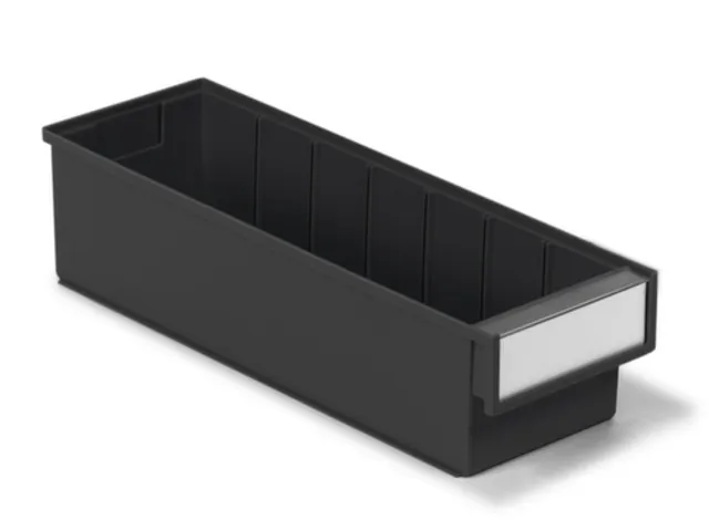 ESD-stellingbak,HxBxD 100x132x400mm,PP,zwart