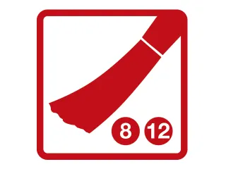 Penselenset Eberhard Faber varkens- en ponyhaar maat 8 en 12 - 4