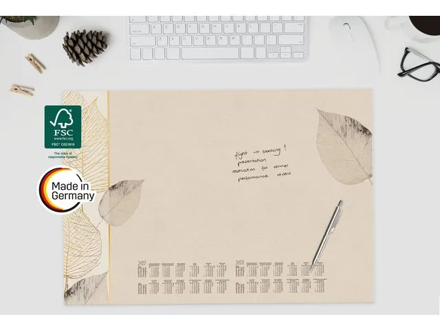 Designonderlegger Sigel Natural Leaves 27/28 59,5x41cm 30 vel 80 grams