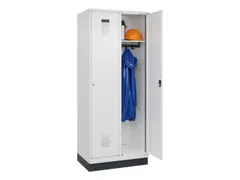 locker,HxBxD 1950x800x500mm,2vak,vak B 400mm,cil.-slot,sokkel