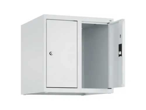 opzetkast,v. locker,2vak.,vak B 250mm,HxBxD 500x500x500mm,vleugeldeur