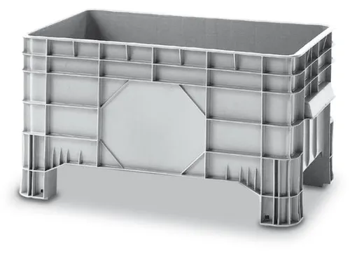 Maxi-Container 220 liter 550x640x1020mm Pe Gesloten Grijs
