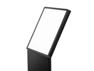 Verlichte Brochure Standaard LED Slide In A4 Zwart - 6