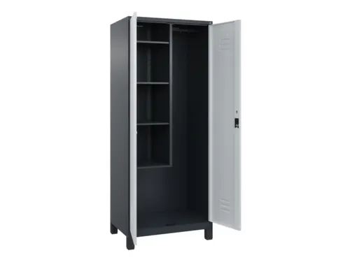 schoonmaakkast,HxBxD 1950x800x500mm,links 4vakken