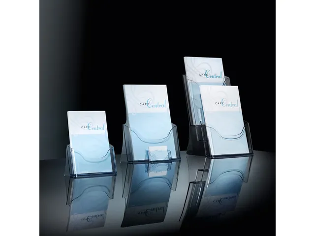 Folderhouder Sigel tafelmodel A5 transparant acryl 1 vak