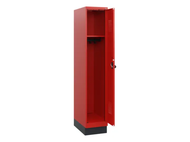 schoollocker,HxBxD 1630x300x500mm,1vak,vak B 300mm,draaigrendel,sokkel