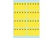 Etiket Herma 3771 26x40mm Diepvries Geel 48 stuks