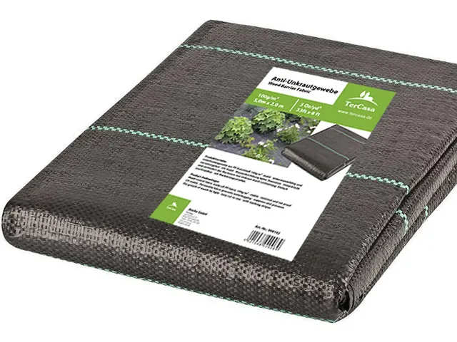 Worteldoek TerCasa zwart 10m2 100g/m2 gevouwen