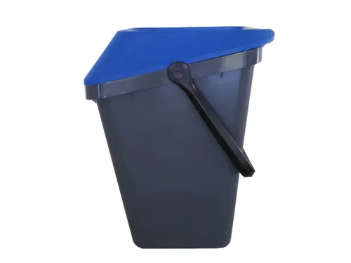 Easymax Afvalbak 45 Liter Grijs Blauw