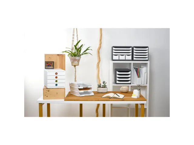 Exacompta ladenblok Pop-Box wit/ harlekijn