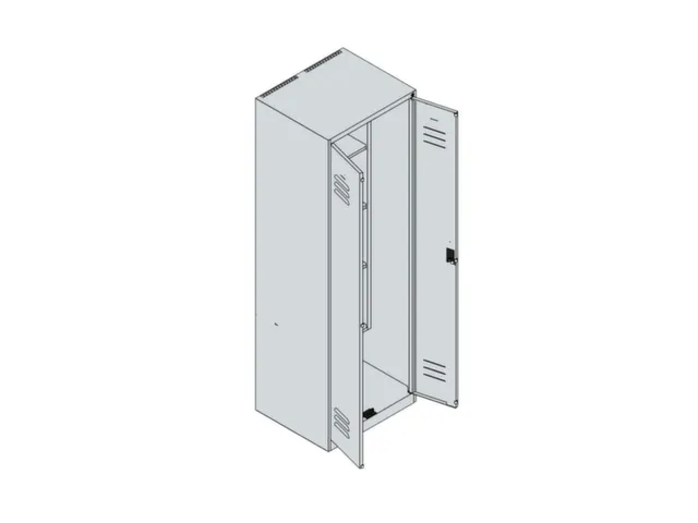 schoonmaakkast,HxBxD 1850x600x500mm,links 4vakken
